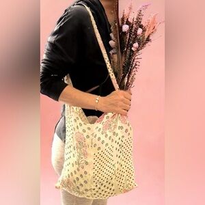 Free People Fabric Tote Bag-As seen on 90 Day Fiancé!